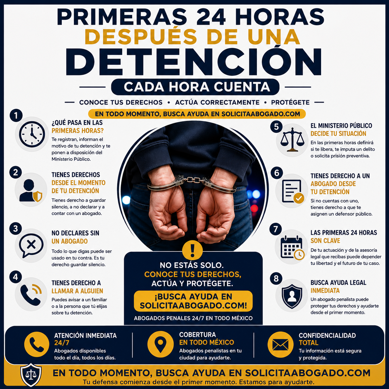 Primeras 24 horas después de una detención en México